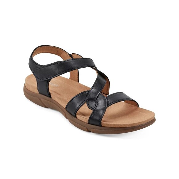 Easy Spirit Minny Sandals Casual Comfort Shoes Black Size 8.5 Wide MSRP $69 - Picture 1 of 5